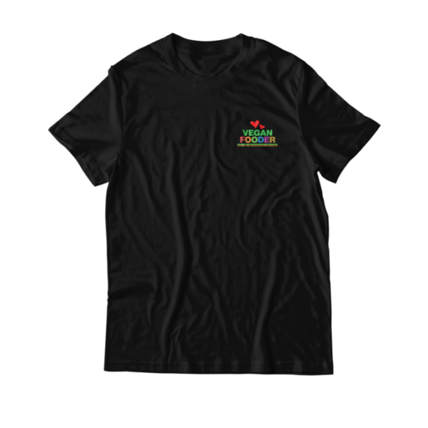 Vegan Fooder Black Tee