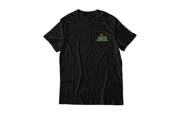 Vegan Fooder Black Tee