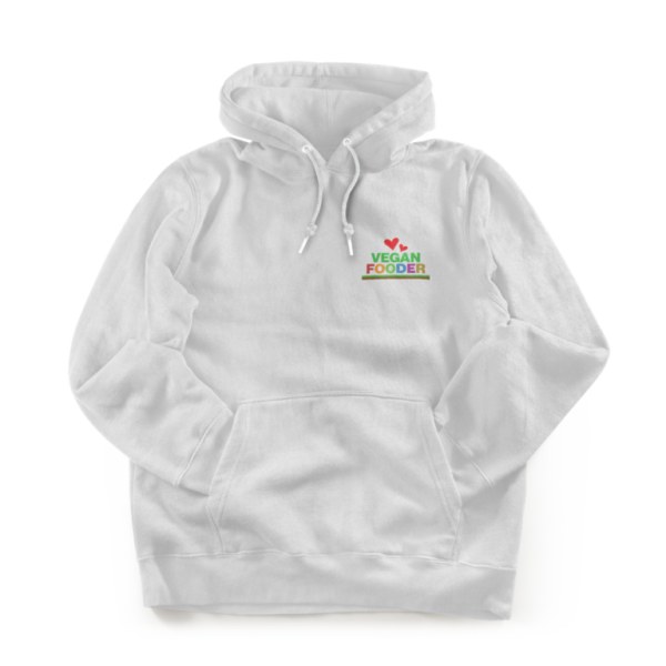 White Vegan Fooder Hoodie