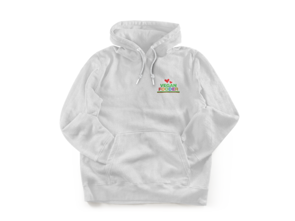 White Vegan Fooder Hoodie